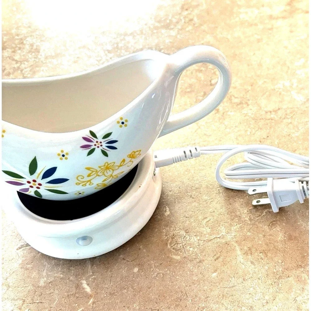 Temptations electric plug-In gravy boat warmer Confetti holiday prep